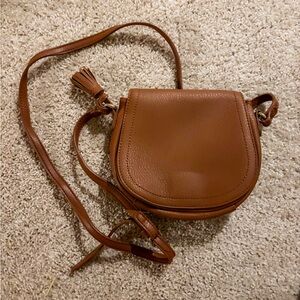 Brown Leather Crossbody Bag